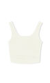 Top Crop Cut Out,BLANCO